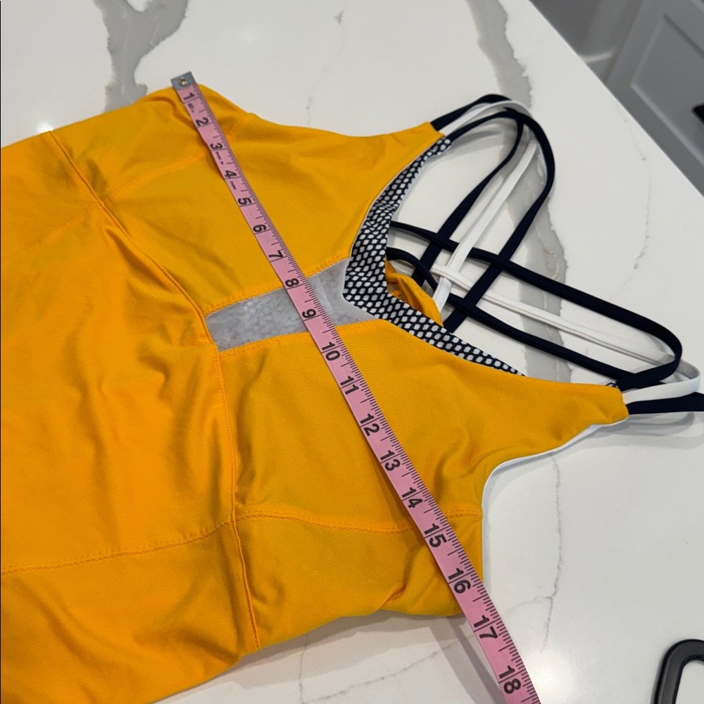 Lucky in Love Vibrant Yellow Tank Top L - Picture 6 of 10